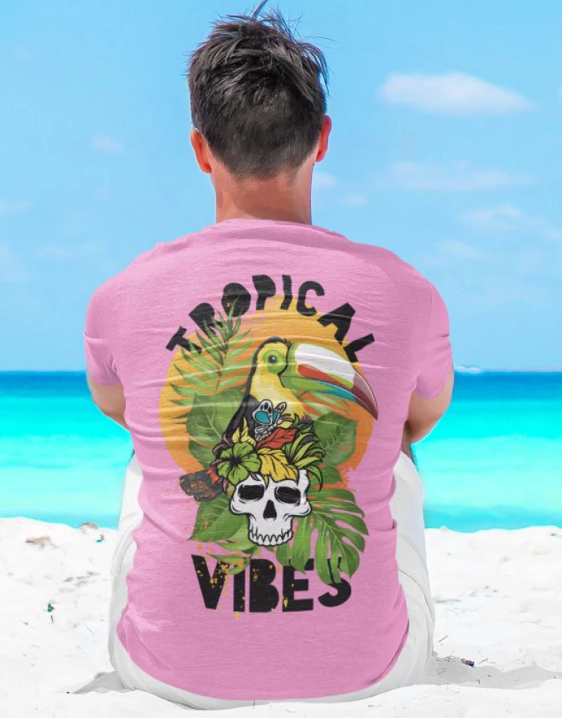 Tropical vibes t-shirt - EMERALD