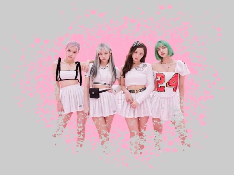 Black Pink Παιδικό Φουτερ - WHITE