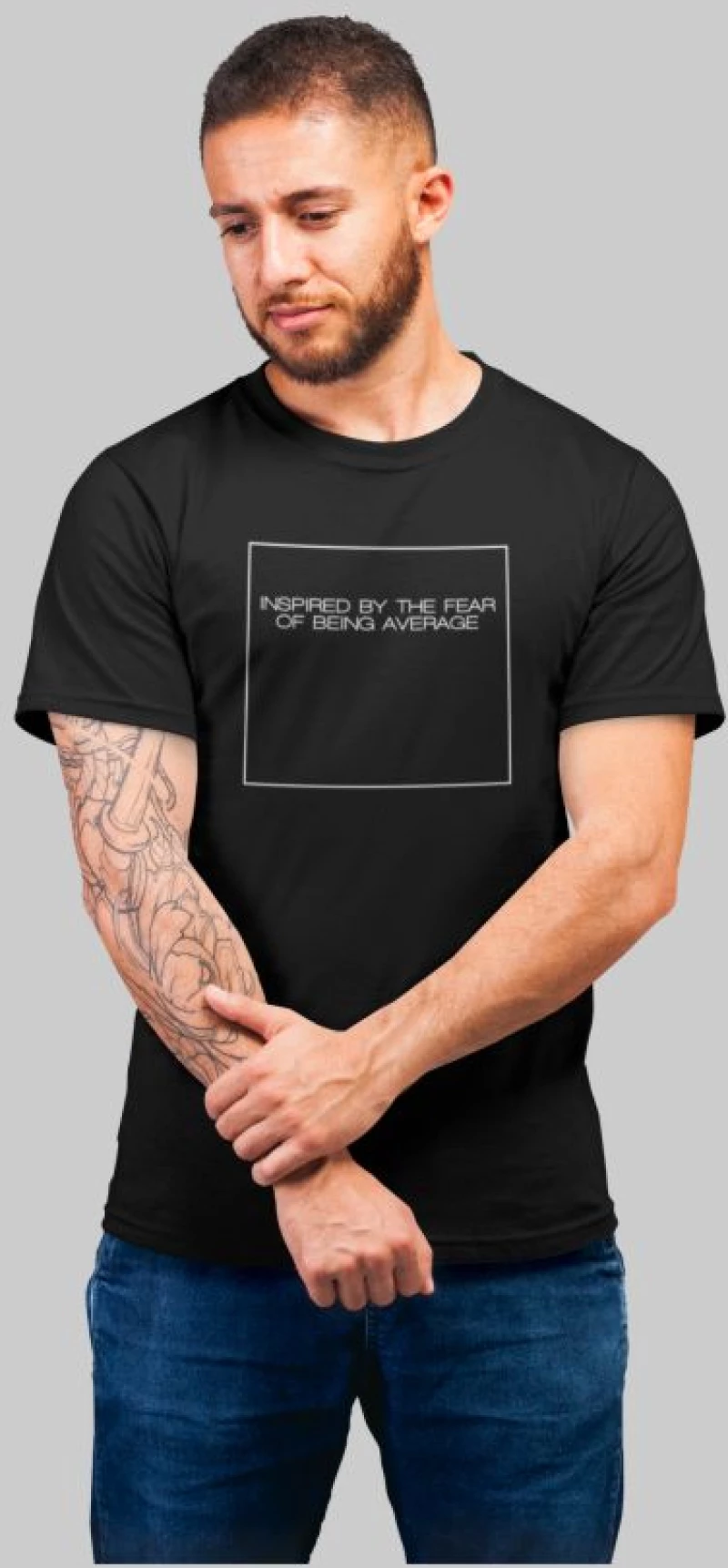 Inspired by the fear T-Shirt - BLACK