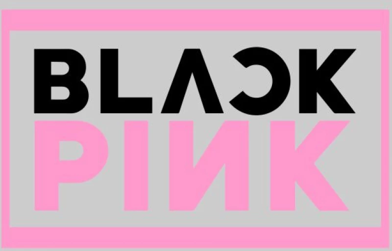 Black Pink Logo Φούτερ - BLACK