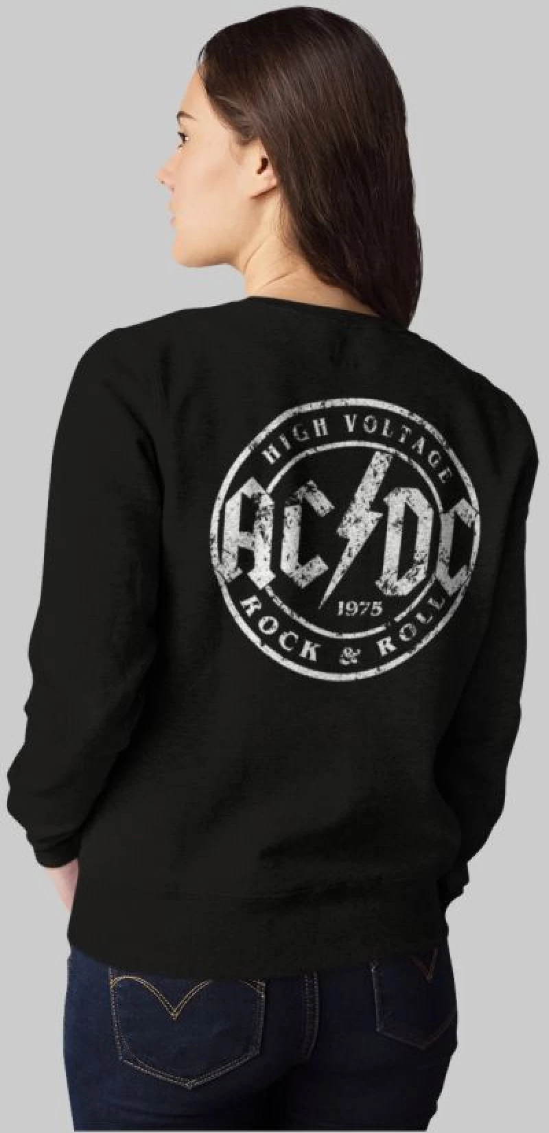 ACDC High Voltage W Φουτερ - WHITE