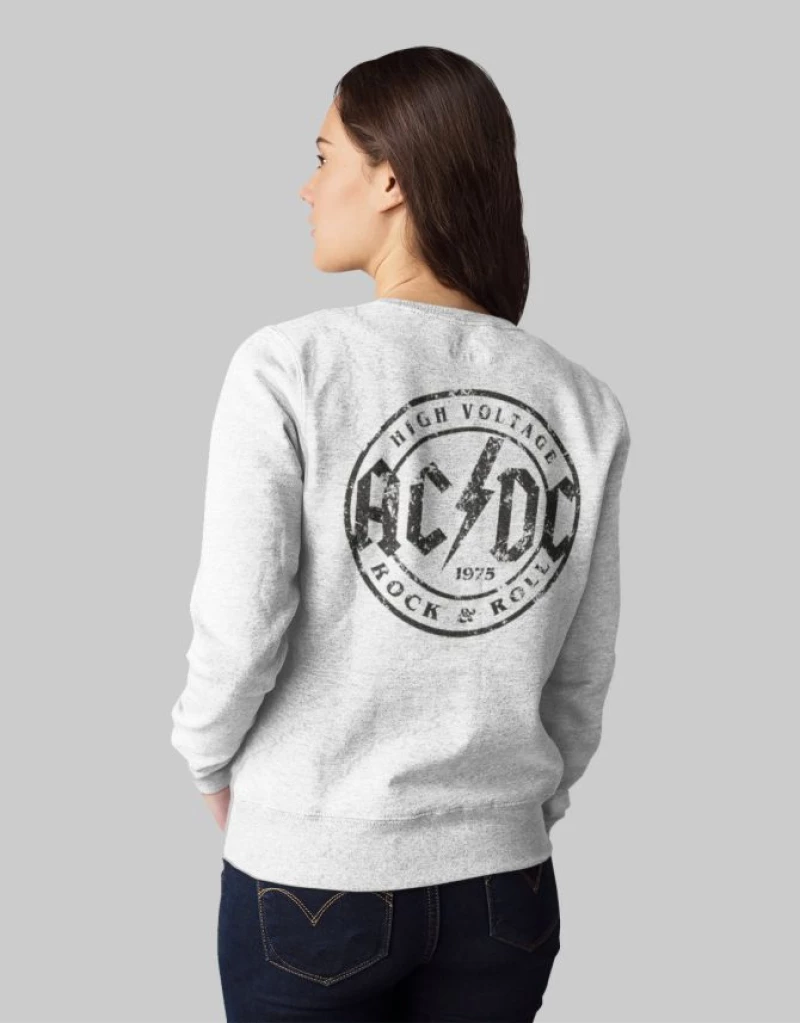 ACDC High Voltage W Φουτερ - WHITE