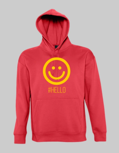 Hello hoodie - RED