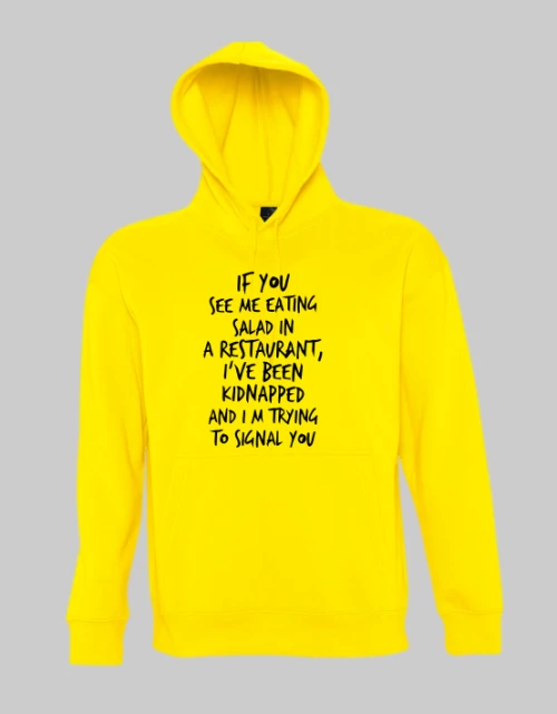 Kidnapped hoodie - LEMON