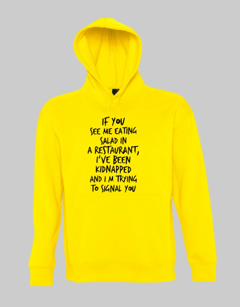 Kidnapped hoodie - LEMON