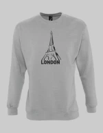London Sweatshirt - GREY MELANGE