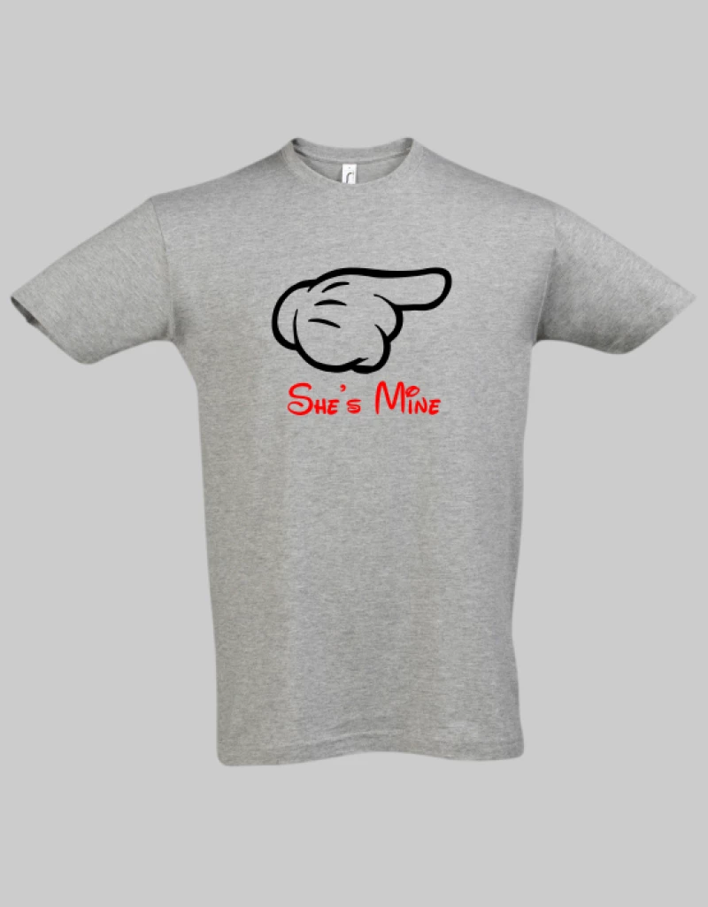 She's Mine T-shirt - WHITE
