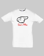 She's Mine T-shirt - WHITE