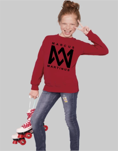MARCUS & MARTINUS KIDS SWEATSHIRT - RED