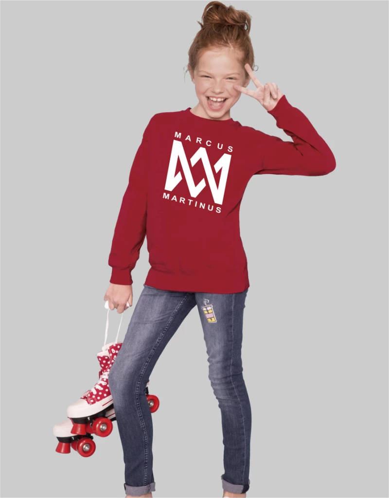 MARCUS & MARTINUS KIDS SWEATSHIRT - RED