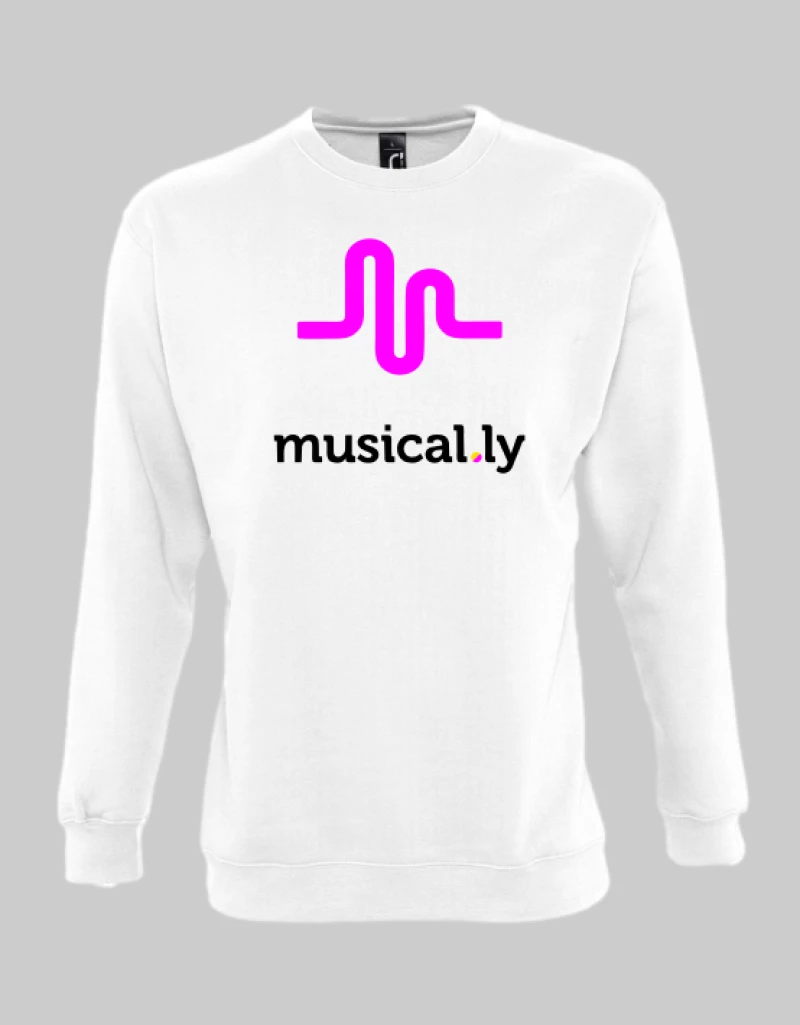 musically sweatshirt - BLACK
