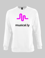 musically sweatshirt - BLACK