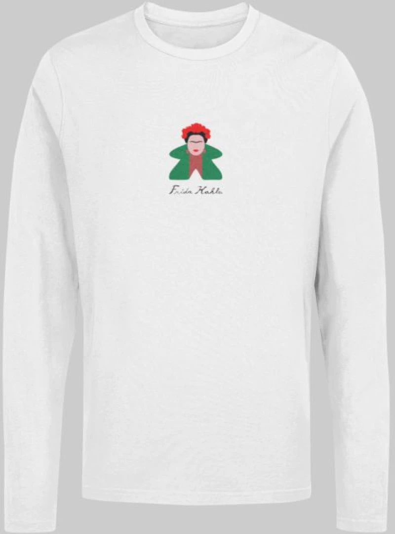 Frida Kahlo Meeple μακρυμάνικο T-shirt - ORANGE