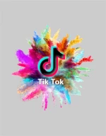 Μάσκα TIK TOK splash - WHITE