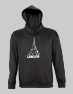 London hoodie - BLACK