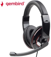 Gembird Stereo Headset Glossy Black