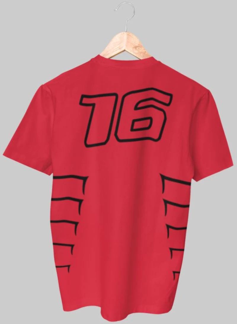 Charles Leclerc Ferrari T-Shirt plus size (replica) - RED