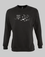 Sperm sweatshirt - BLACK