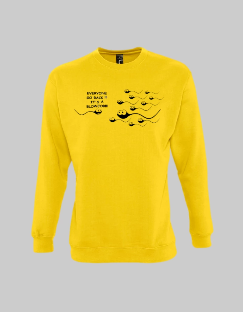 Sperm sweatshirt - BLACK