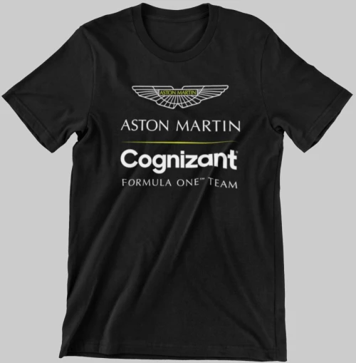Aston Martin F1 t-shirt (Replica) - BLACK