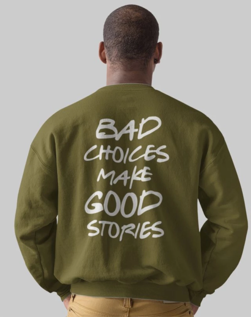 Bad Choices Φούτερ - BLACK