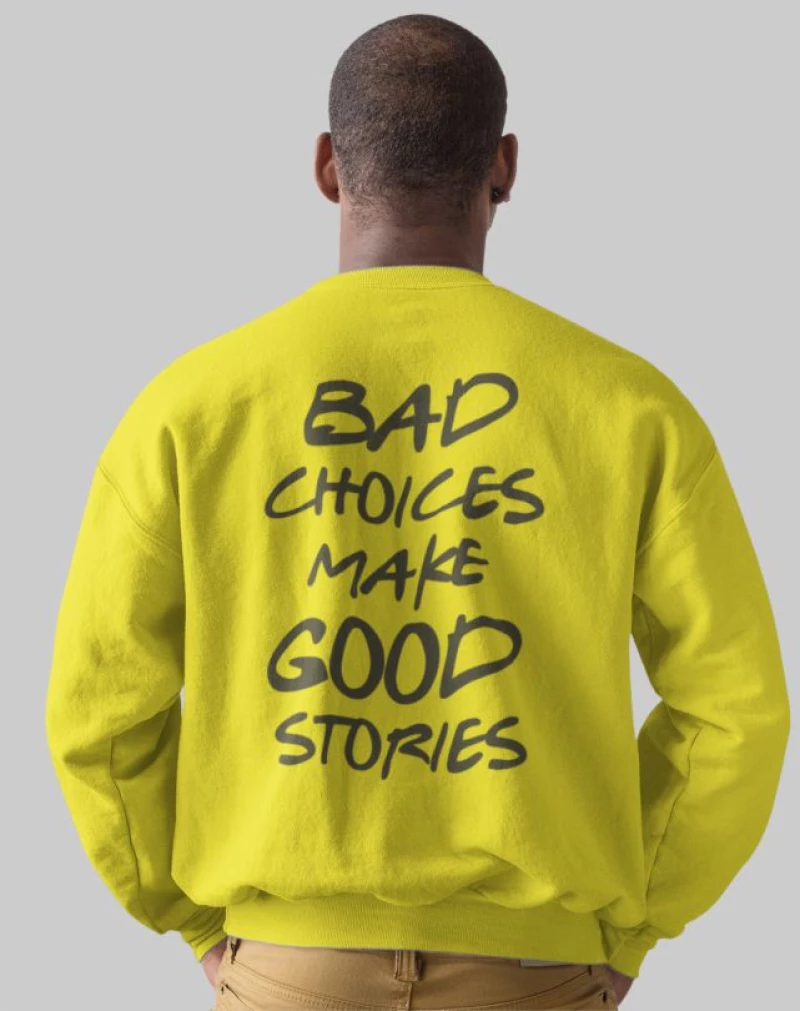 Bad Choices Φούτερ - BLACK
