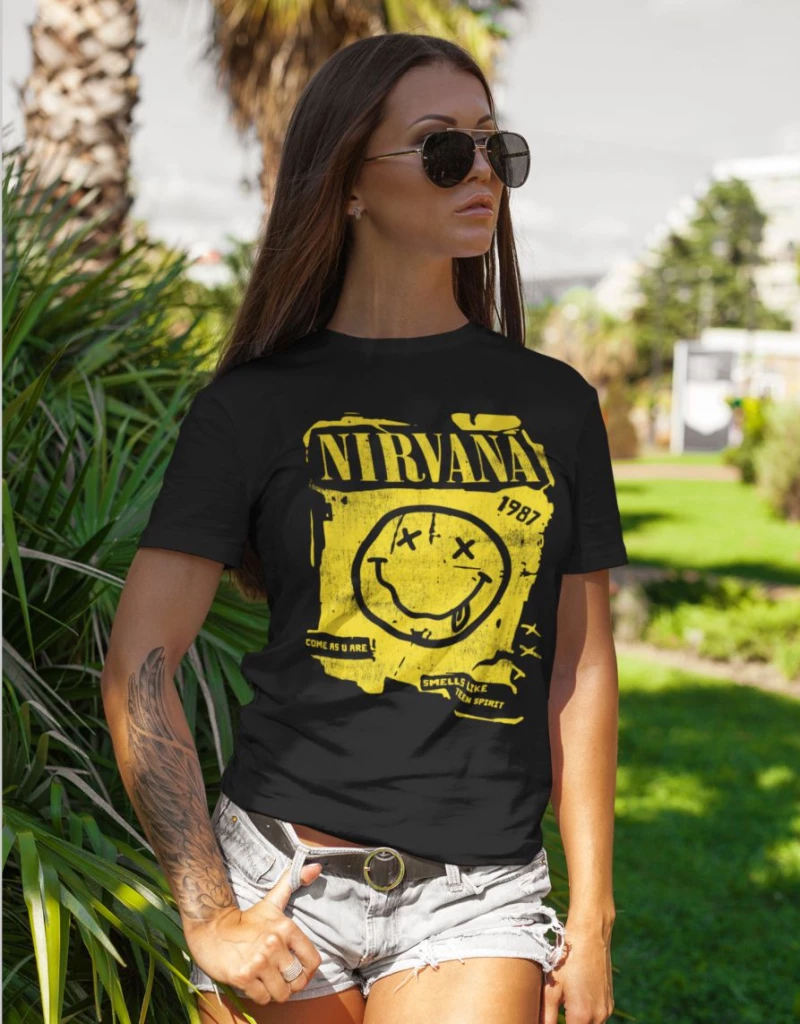 Nirvana W t-shirt - GOLD