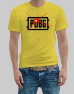 Pubg logo t-shirt - GOLD