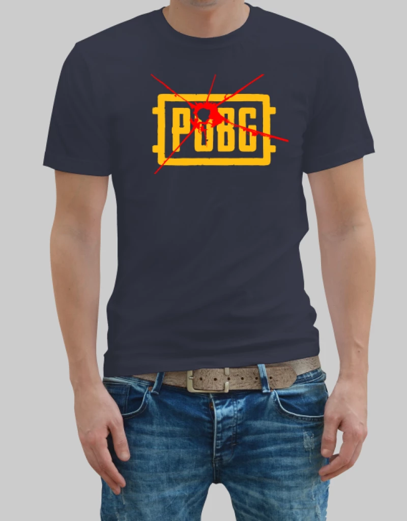 Pubg logo t-shirt - GOLD