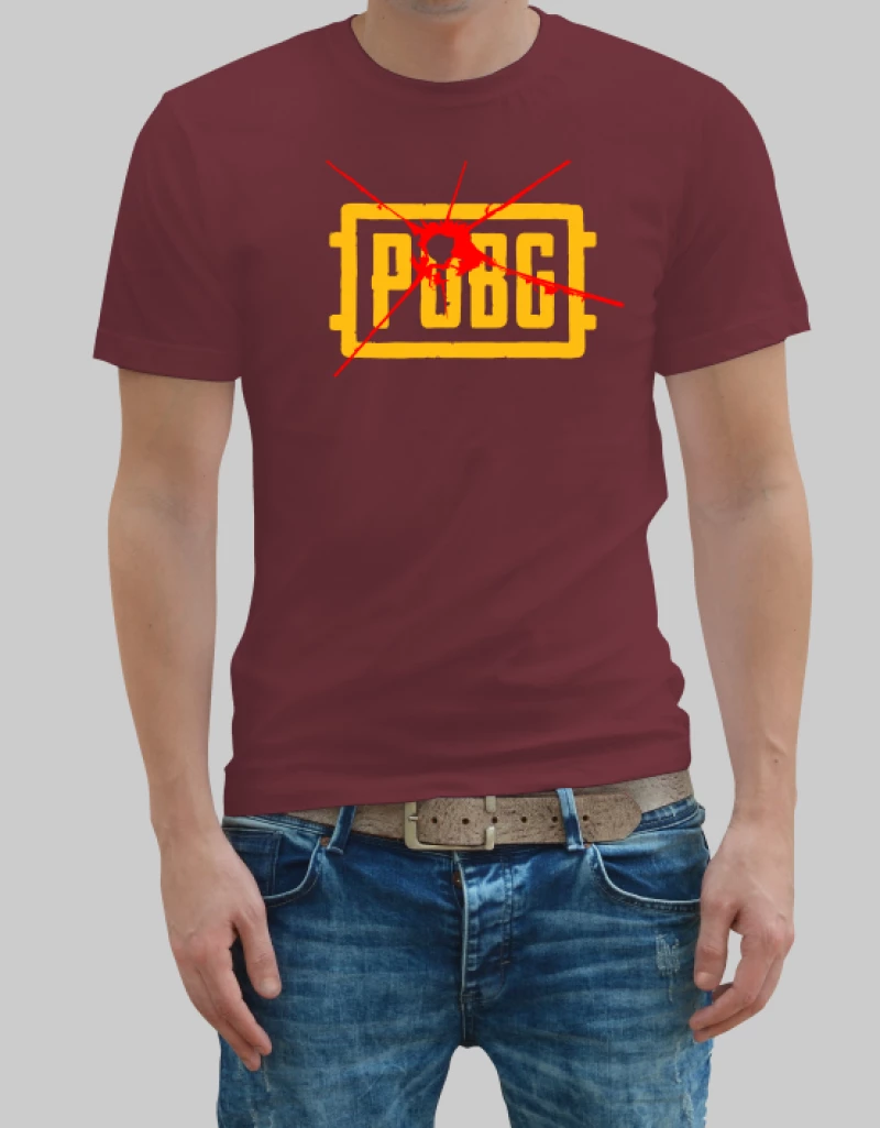 Pubg logo t-shirt - GOLD