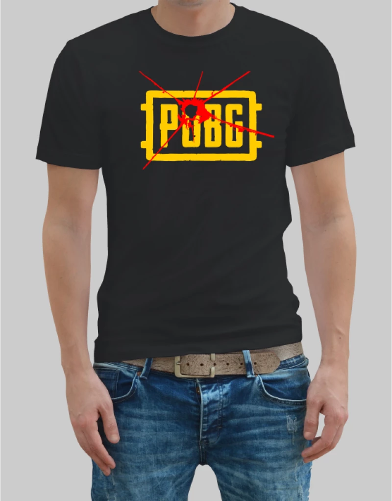 Pubg logo t-shirt - GOLD