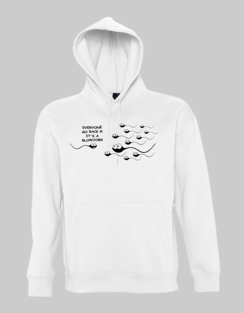Sperm hoodie - WHITE