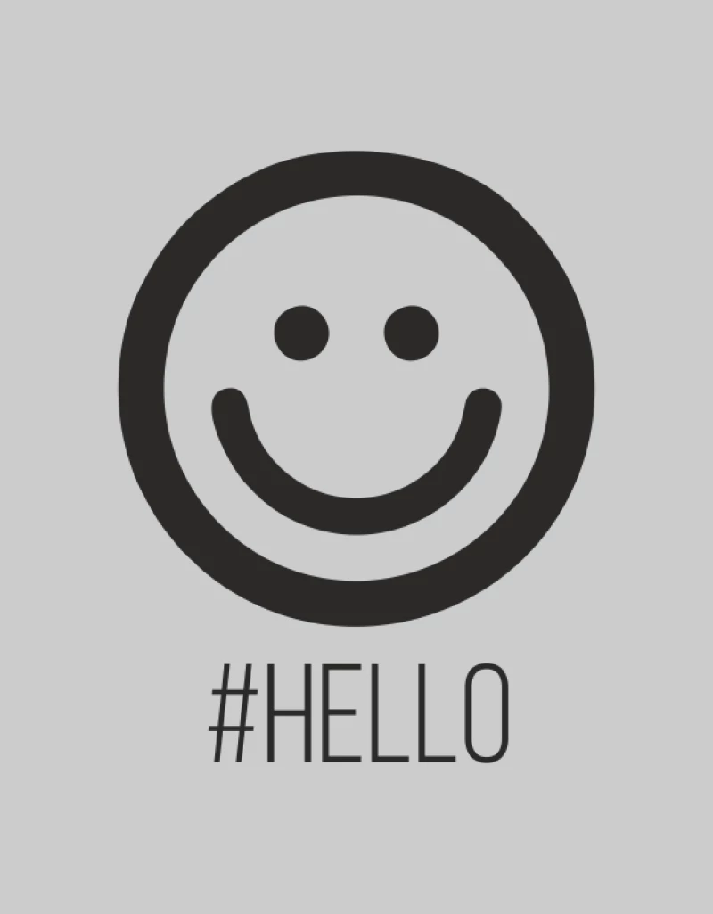 Hello sweatshirt - KELLY GREEN