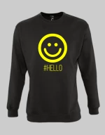 Hello sweatshirt - KELLY GREEN
