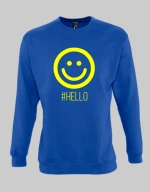 Hello sweatshirt - KELLY GREEN
