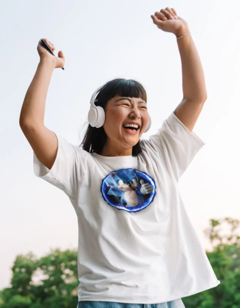 Sonic w t-shirt - WHITE