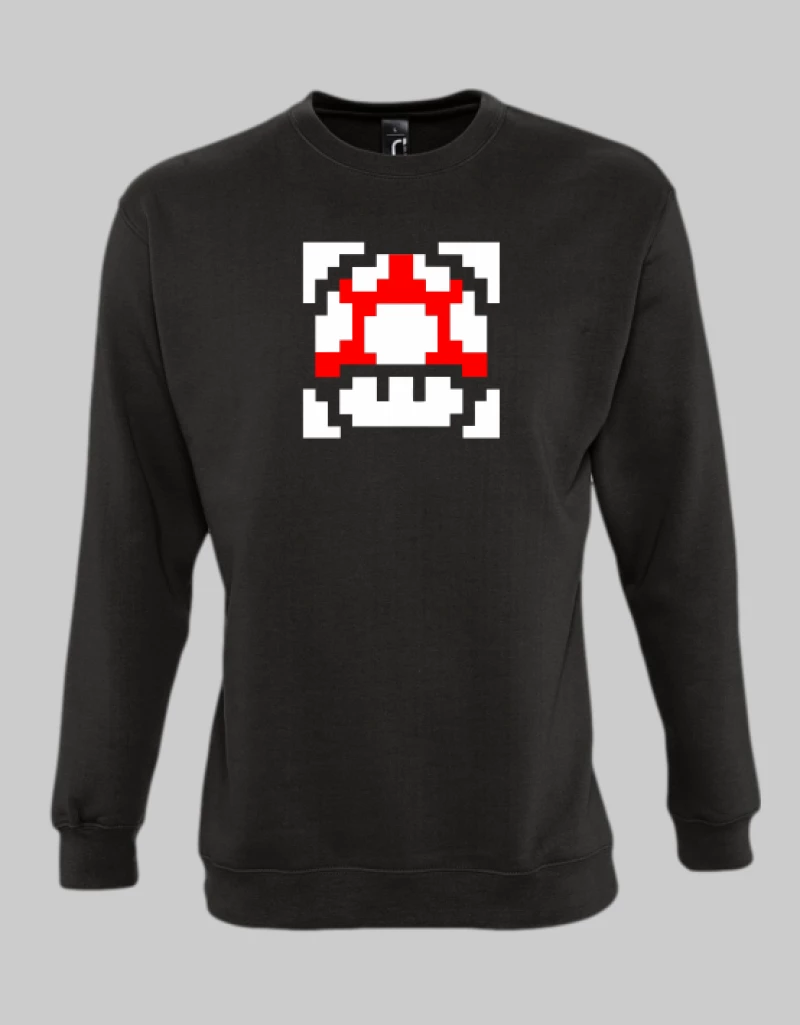 Super Mario Mushroom Sweatshirt - WHITE