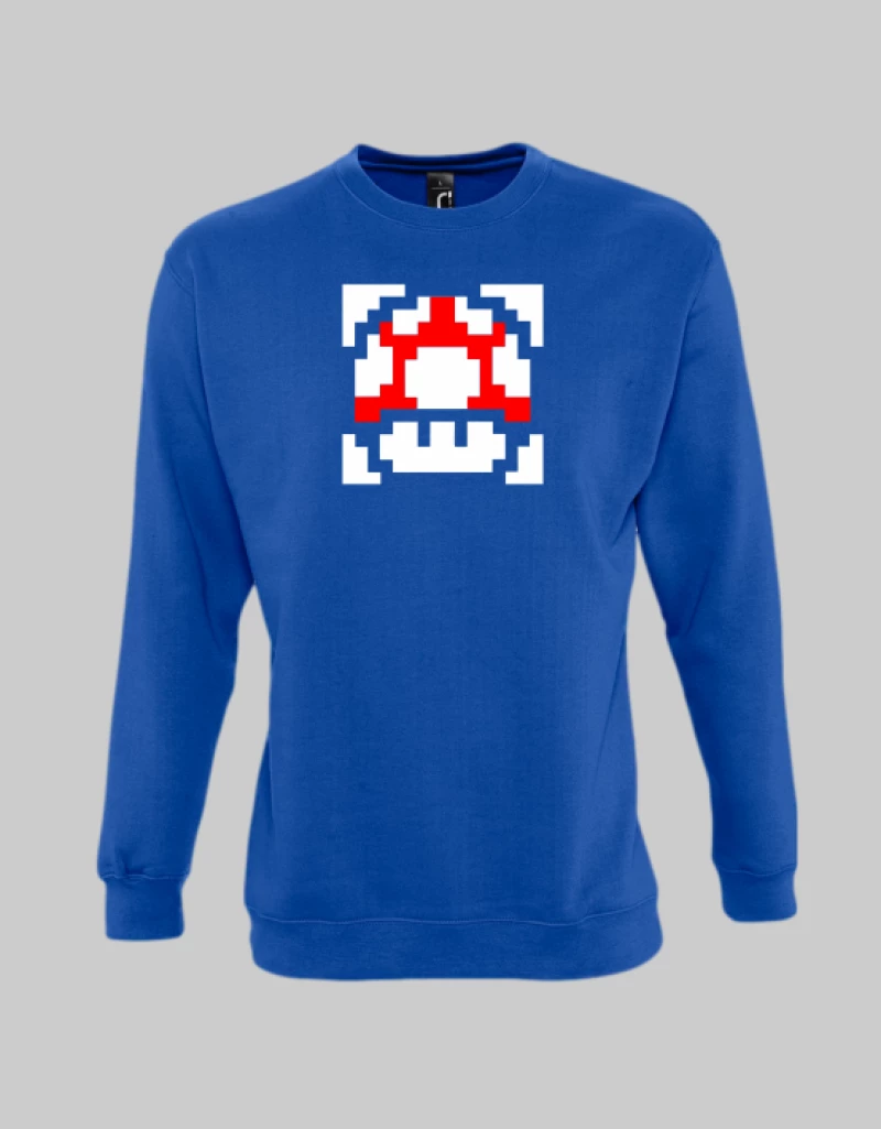 Super Mario Mushroom Sweatshirt - WHITE