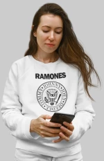 Ramones w φούτερ - WHITE