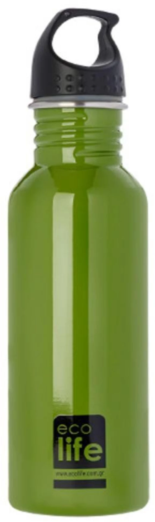Ανοξείδωτο Μπουκάλι Ecolife Βottles Green 600ml 33-BO-1004 Travel (βιδωτό)