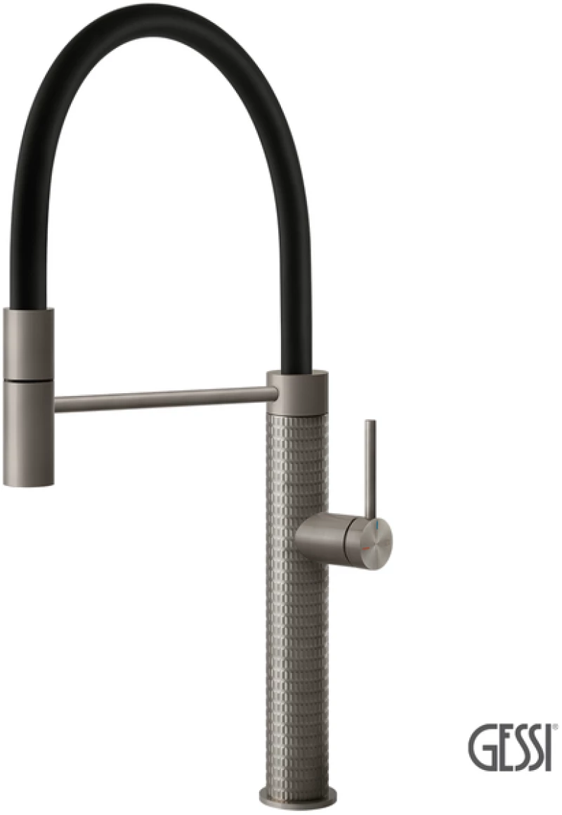Μπαταρία Νεροχύτη 316 KITCHEN MECCANICA , GESSI Steel Brushed