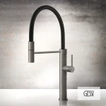 Μπαταρία Νεροχύτη 316 KITCHEN MECCANICA , GESSI Steel Brushed