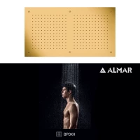 ΚΕΦΑΛΗ ΟΡΟΦ.TEMPTATION 70x38 ALMAR INOX PVD BRUSHED GOLD