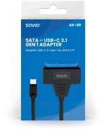 SAVIO AK-69 Adapter USB-C 3.1 Gen 1 (M) - SATA (F) for 2.5" drives