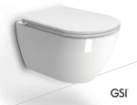 PURA/50 Swirlflush® White Glossy με κάλυμμα Soft Close, GSI