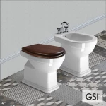 CLASSIC/54 White Glossy Υψηλής Πίεσης Κατωστόμια με κάλυμμα Wood, GSI