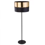 Φωτιστικό Δαπέδου μαύρο χρυσό Hilton 5465 TK Lighting 5465 Μαύρο-Χρυσό