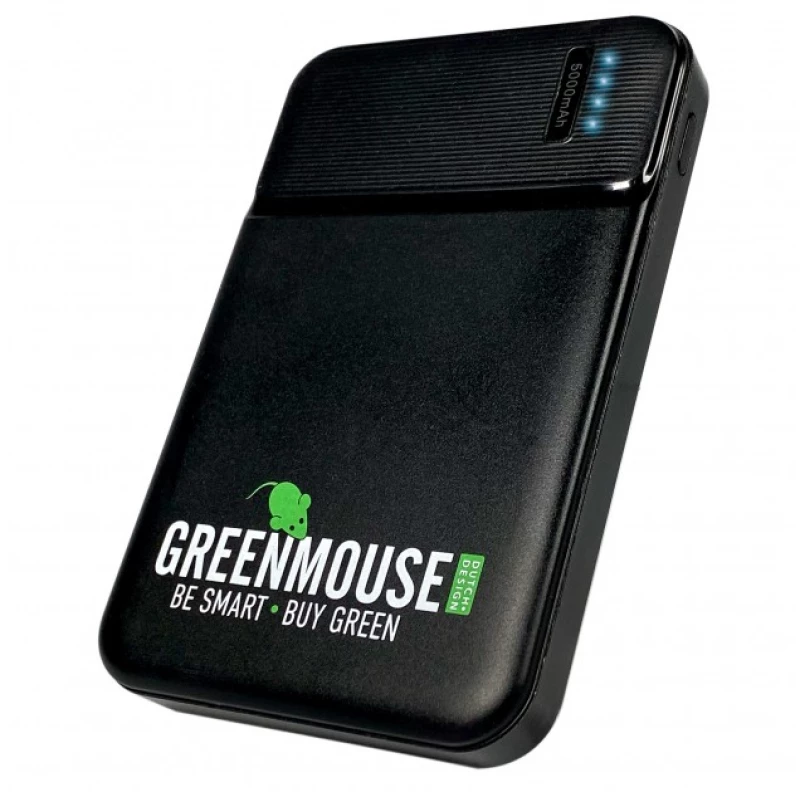 Φορητό Powerbank 5000 mAh GreenMouse Μαύρο 46956682 46956682