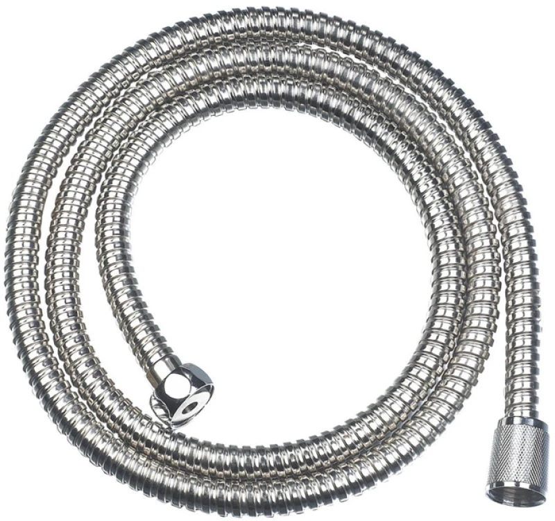 BRUNO σπιράλ ντους P2565-SPIRAL  ανοξείδωτο ατσάλι  1.5m  ασημί