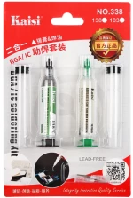 KAISI BGA/IC κιτ πάστας συγκόλλησης KAI-338  217 °C  25g & 5cc